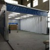 干濕兩用移動伸縮噴漆房結構展示